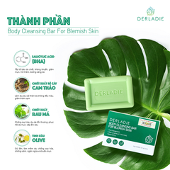 Xà Phòng Derladie Làm Sạch Và Giảm Mụn Cơ Thể 50g Body Cleansing Bar For Blemish Skin