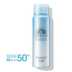 Xịt Chống Nắng Anessa Dạng Bọt Bảo Vệ Toàn Thân 60g Perfect UV Sunscreen Bubble Spray Spf 50+ Pa++++