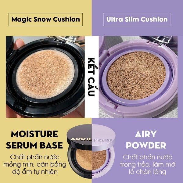 Phấn Nước April Skin Magic Snow Cushion Galaxy Edition SPF50+/PA+++ 15g