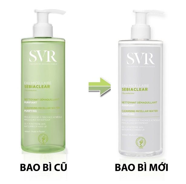 Nước Tẩy Trang Giúp Loại Bỏ Dầu Cho Da SVR Micellar Sebiaclear Eau Micellaire