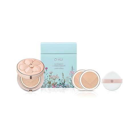 Set Phấn Nước Ohui Ultimate Cover Cushion Special Edition SPF50+/PA+++