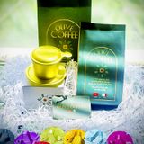 Traditional Olive Coffee 250Gr + Phin Nhôm Cao Cấp - Chọn màu phong thủy