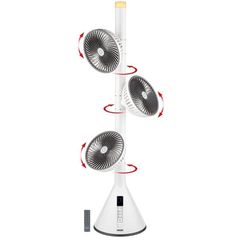 Quạt cây Unold STANDVENTILATOR 360° với thiết kế 3 lồng quạt