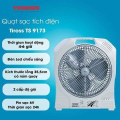 Quạt sạc tích điện TS 9173