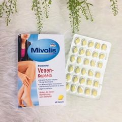 Viên uống giãn tĩnh mạch Mivolis - hộp 60 viên