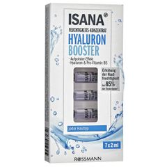 Tính chất ISANA Hyaluron Booster Feuchtigkeits Konzentrat cấp nước, dưỡng ẩm da, 7x2ml