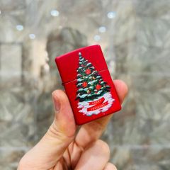 Bật lửa Zippo hình cây thông Noel - Made in USA