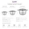 Bộ nồi inox 3 món siêu to Gume