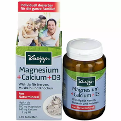 Viên uống KNEIPP MAGNESIUM + CALCIUM + D3