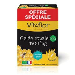 Sữa ong chúa Vitaflor Gelée Royale Bio 1500mg của Pháp (Hộp 20 Ống)