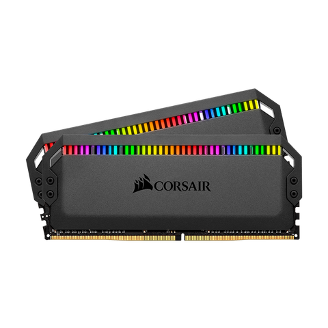 RAM DDR4 16GB CORSAIR 3000MHZ (2X8GB) DIMM, CL15, DOMINATOR PLATINUM RGB BLACK HEATSPREADER, RGB LED NEW BH 36T