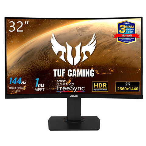 MÀN HÌNH ASUS VG32VQ 32 INCH 2K 144HZ NEW BH 36T