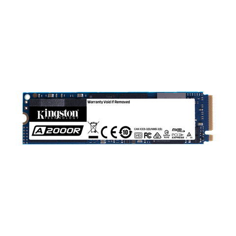 SSD KINGSTON 500GB A2000 NVME PCIE GEN 3.0 X 4 SA2000M8/500G NEW BH 36T