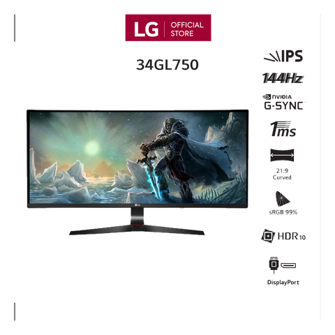 MÀN HÌNH LG ULTRAGEAR WFHD (2560 X 1080) 1MS 144HZ IPS G-SYNC NEW BH 24T