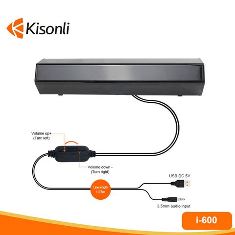 LOA KISONLI I-600 USB 2.0 SPEAKER NEW BH 12T