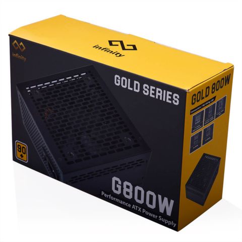 PSU NGUỒN INFINITY 800W GOLD SERIES 90+ ATX POWER NEW BH 36T