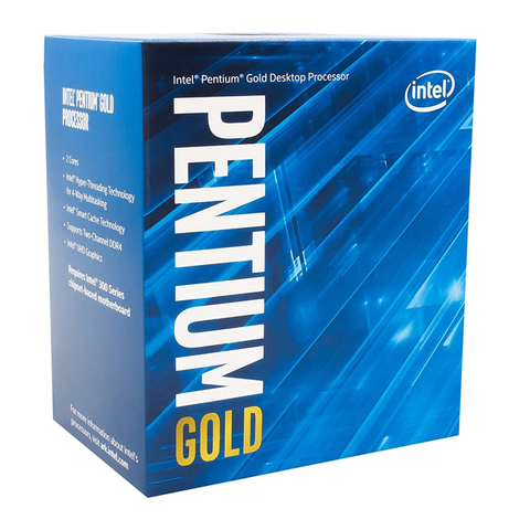 CPU INTEL PENTIUM GOLD / 4M / 3.7GHZ / 2 NHÂN 4 LUỒNG NEW
