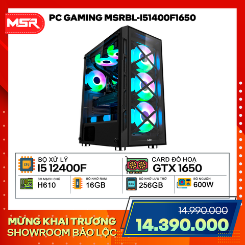 PC GAMING MSRBL-I51400F1650