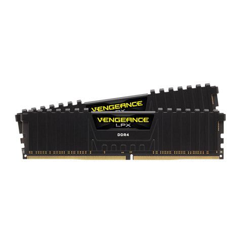 RAM DDR4 32GB CORSAIR VENGEANCE LPX 3000MHZ (2X16GB) 2 X 288 DIMM,HEAT SPREADER,ĐEN NEW BH 36T