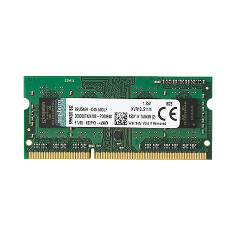 RAM LAPTOP KINGSTON 4GB DDR3L-1600 SODIMM 1.35V NEW BH 36T