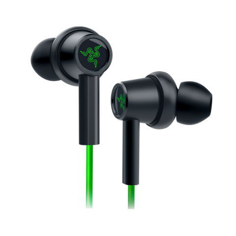 TAI NGHE GAMING RAZER HAMMERHEAD DUO CONSOLE GREEN WIRED IN-EAR HEADPHONES NEW BH 24T