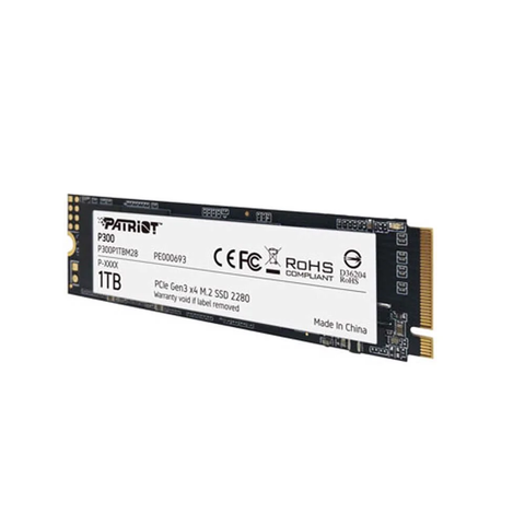 SSD PATRIOT 1TB P300 M2 2280 NVMe NEW BH 36T