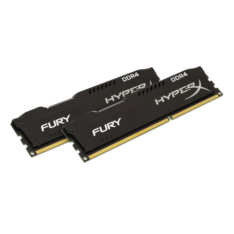 RAM KINGSTON 16GB 2666MHZ DDR4 CL15 DIMM (KIT OF 2) HYPERX FURY BLACK NEW BH 36T