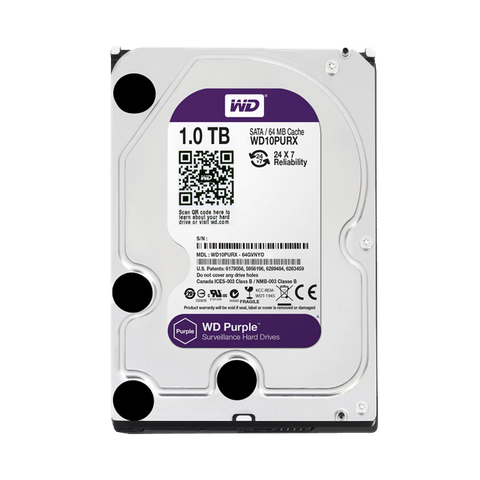 HDD WD 1TB PURPLE NEW 36T