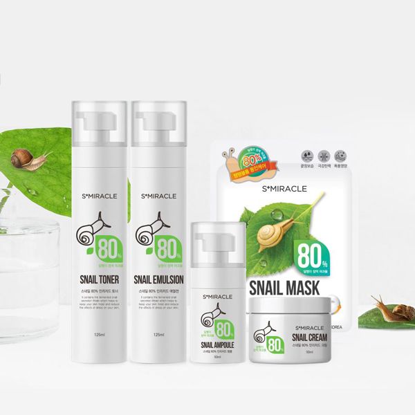 Bộ Sản Phẩm Tái Tạo Và Dưỡng Trắng Da Có Chứa 80% Dịch Lọc Ốc Sên