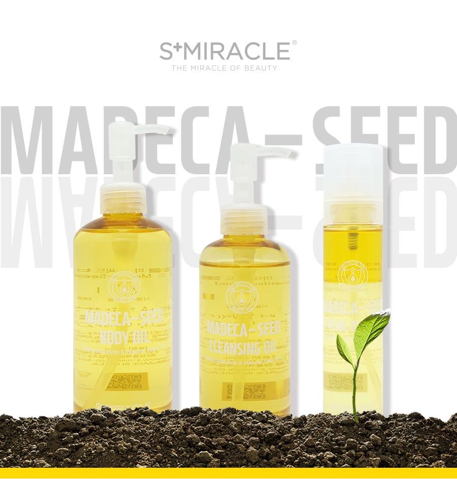 Dầu Dưỡng Thể Hạt Madeca S+Miracle