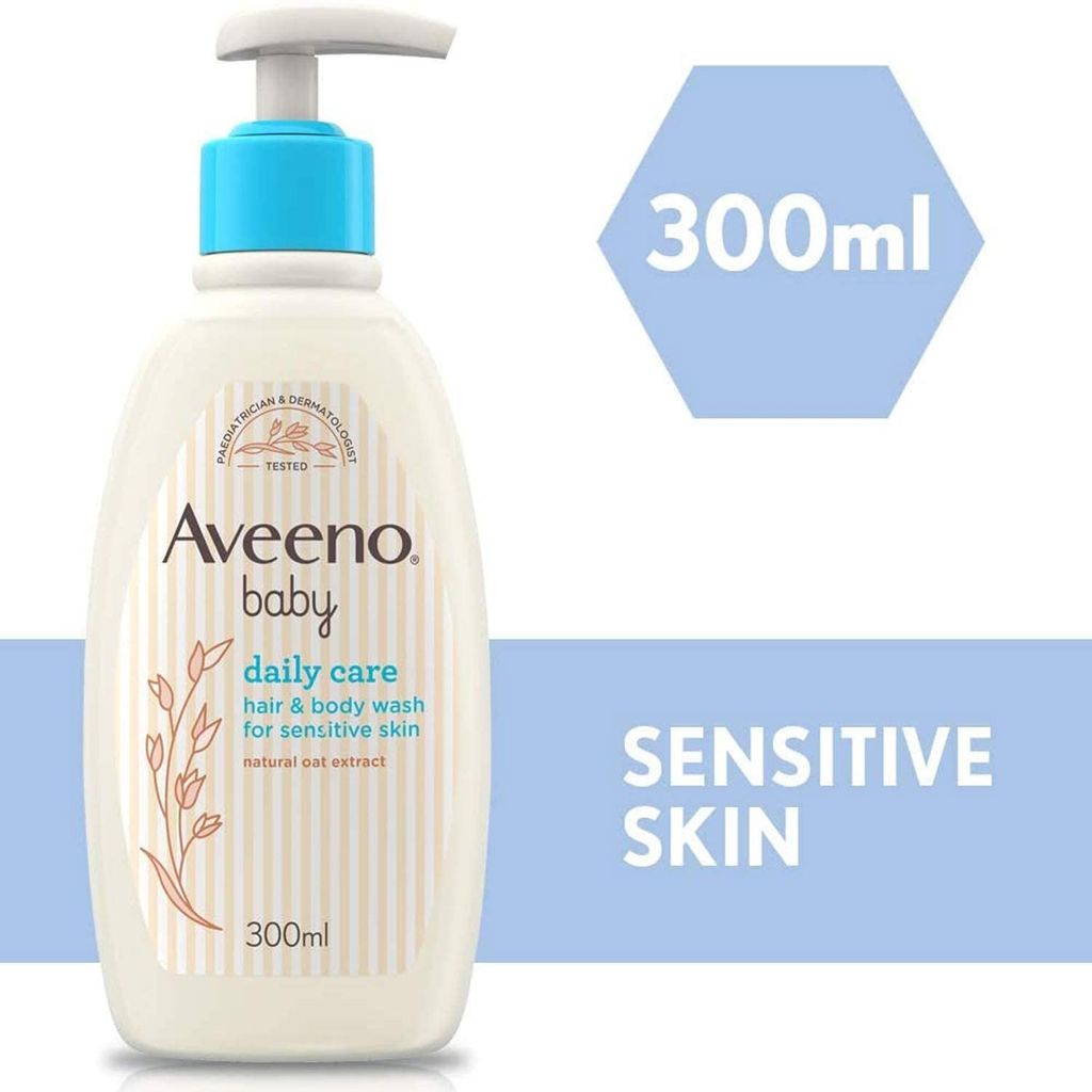 Aveeno Sữa tắm gội cho bé - Aveeno Baby Daily Care Baby Hair and Body Wash 300ml