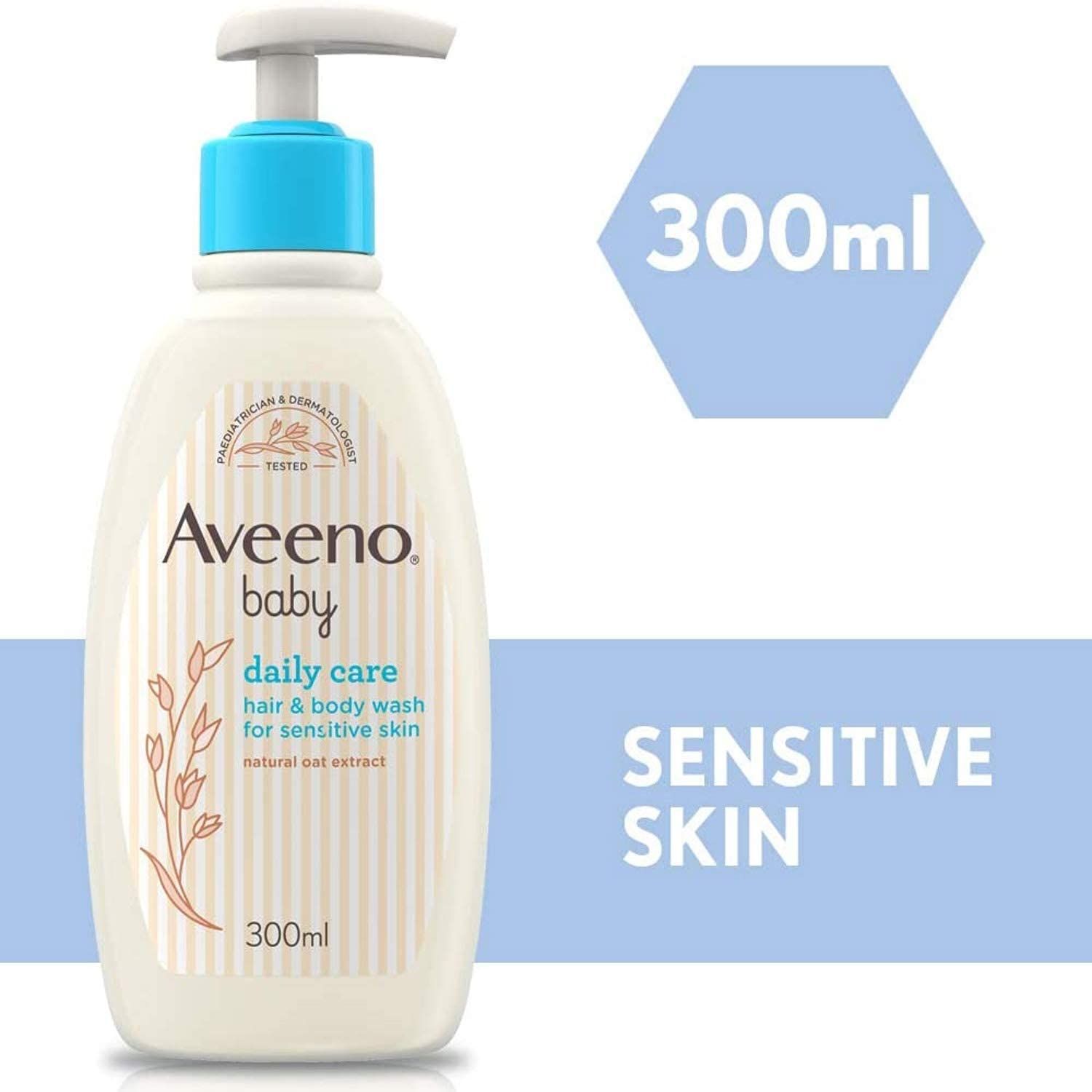 Aveeno Sữa tắm gội cho bé - Aveeno Baby Daily Care Baby Hair and Body Wash 300ml