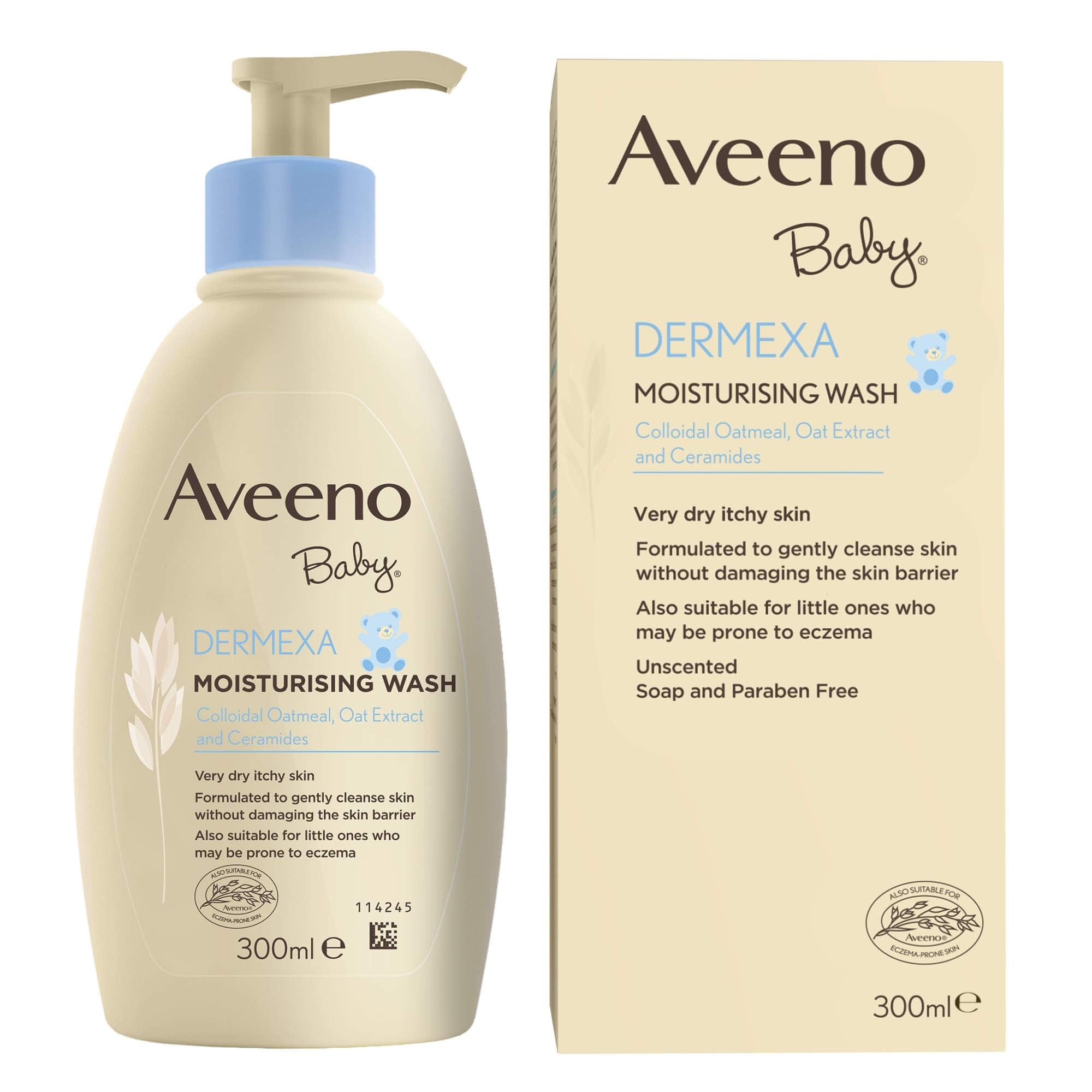 Aveeno Sữa tắm cho bé bị chàm sữa/ eczema - Aveeno Baby Dermexa Moisturising Wash