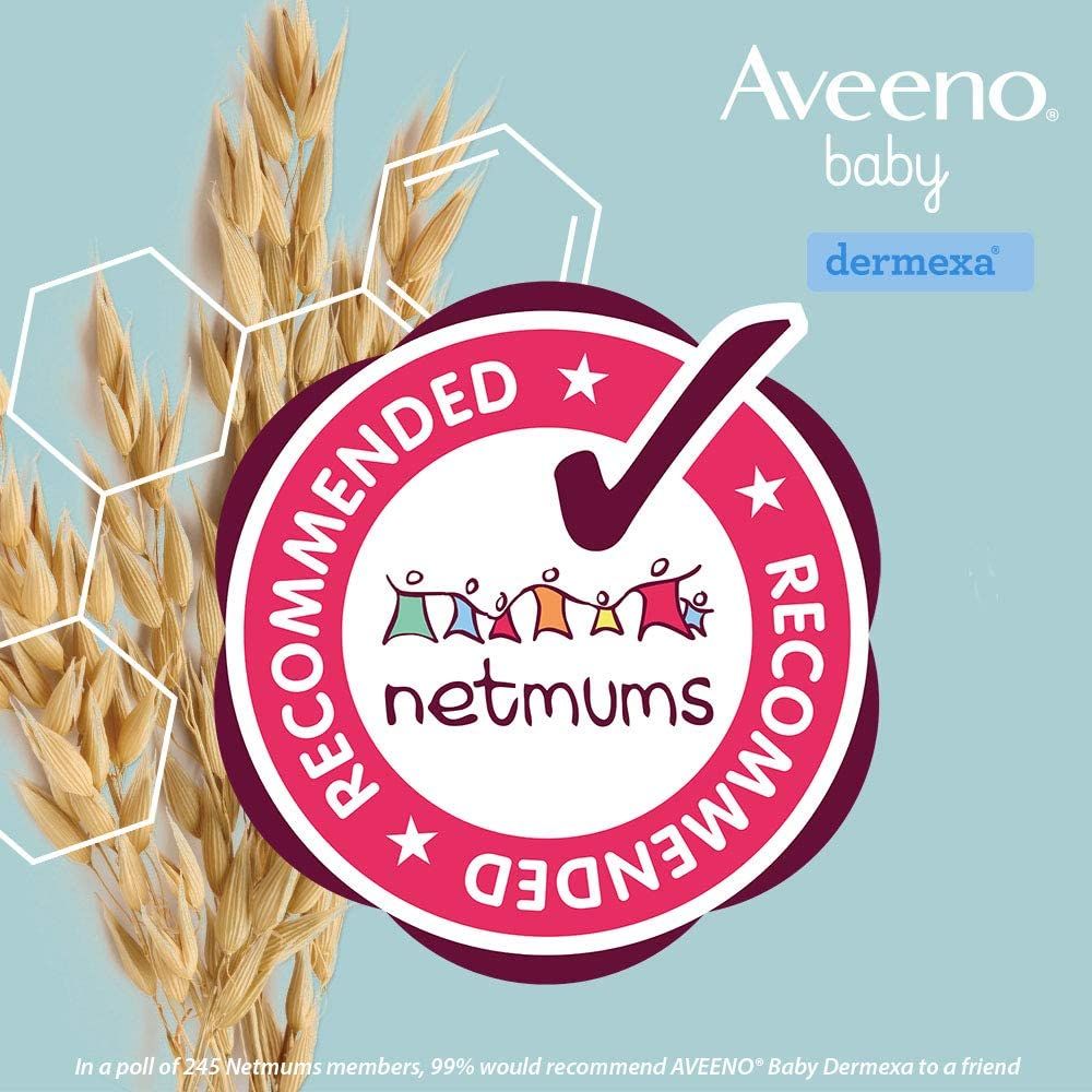 Aveeno Kem dưỡng ẩm ban ngày cho bé bị chàm sữa/ eczema - Aveeno Baby Dermexa Daily Emollient Cream 200ml