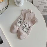 Tất The TeaLife tone trắng xám