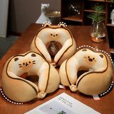 Gối cổ thú bánh nướng kê gáy