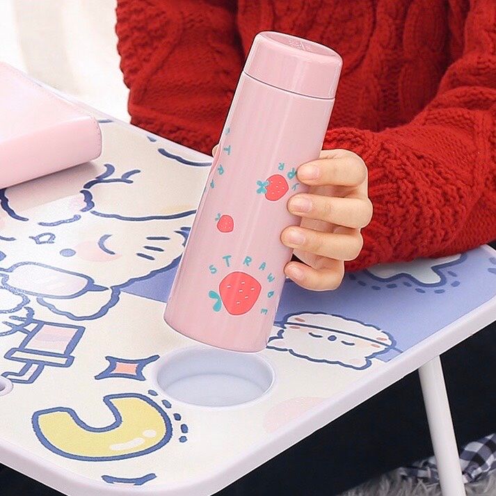 BÀN GỖ GẬP MÈO TÍM