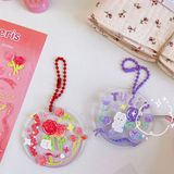 Sticker tulip thỏ lấp lánh