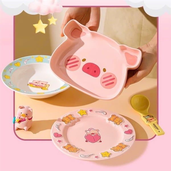 Set bát đĩa Heo Lulu The Piggy