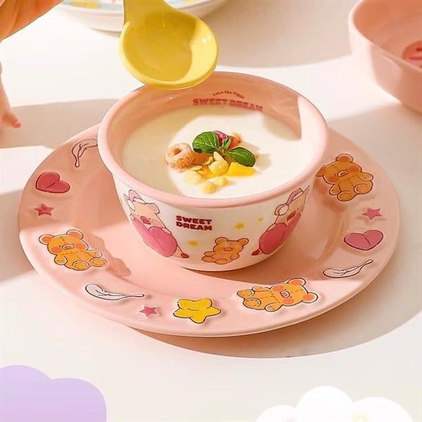 Set bát đĩa Heo Lulu The Piggy