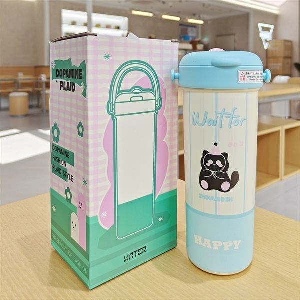 Bình giữ nhiệt thú Happy 650ml
