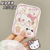 Gương kèm lược Hello Kitty hình nhí