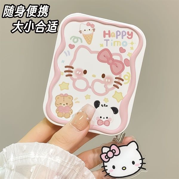 Gương kèm lược Hello Kitty hình nhí