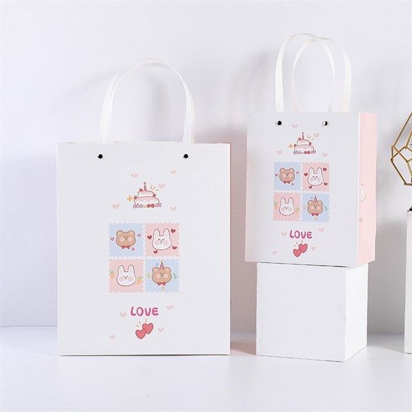Túi quà gấu thỏ 4 hình