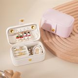 Hộp đựng trang sức chữ nhật ánh nhũ 9,5cm