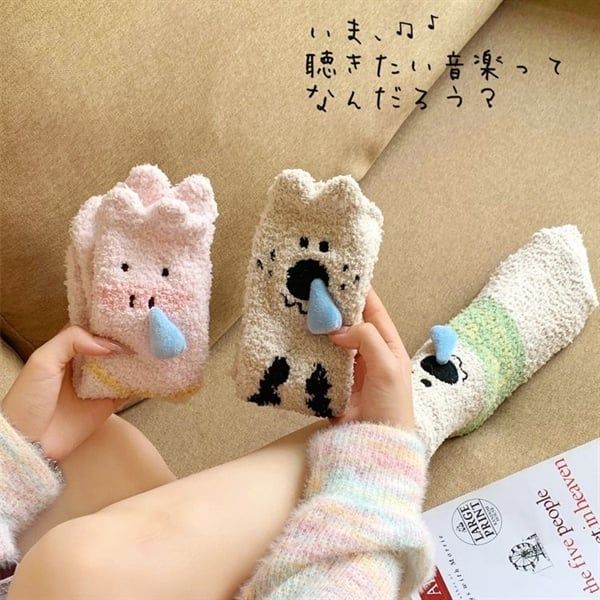 Tất len Wennie Oni thú sổ mũi