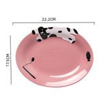 Set bát đĩa mèo đen đốm