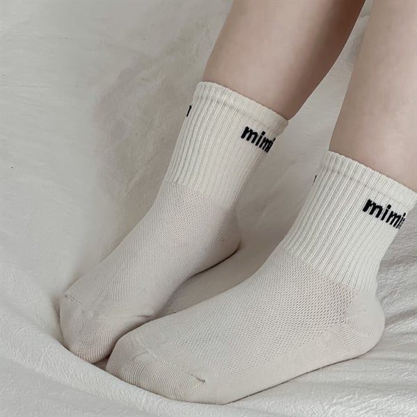 Tất Kid mặt lưới chữ nơ