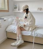 Tất Susufish lưới mỏng cao cổ