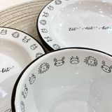 Đĩa nhôm tráng men thú 18cm